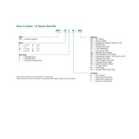 A97-R0N-AA NUMATICS/AVENTICS SEAL KIT NFPA CYLINDER<BR>A SERIES 4" BORE